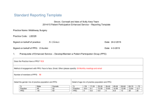 PP DES Standard Reporting Template 2014-15