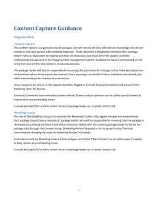 Content Capture Guidance