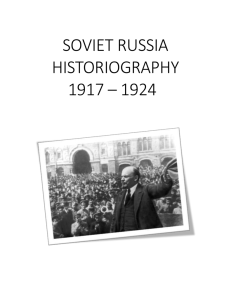 Post October Revolution Historiography Booklet