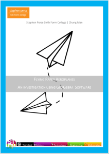 Flying Paper Aeroplanes