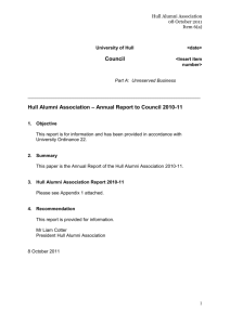 Item 6(a) President`s Report to Council 2010-11