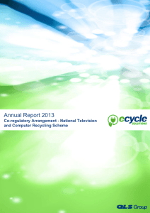 Ecycle Solutions Pty Ltd Annual Report 2013