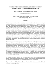 constructing models for early chronic kidney disease detection and