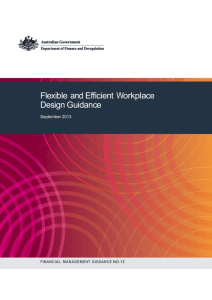 Flexible and Efficient Workplace Design Guidance