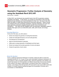 Geometry Analysis Tools