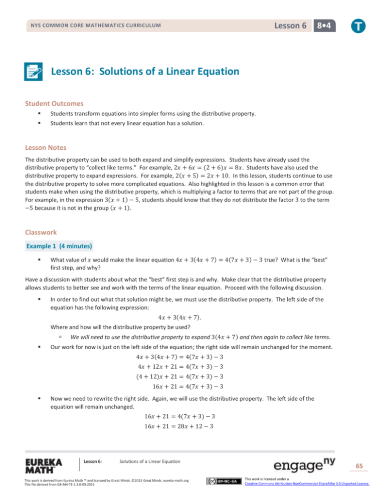 lesson 6 problem solving practice write linear equations