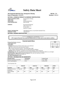 SDS226 - JPS Composite Materials