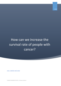 How can we increase the survival rate of people with