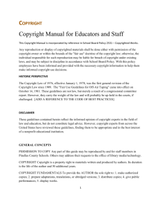 copyright - Pinellas County Schools