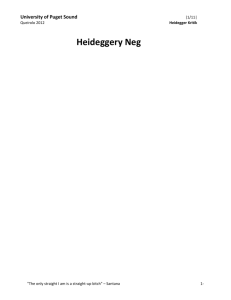Heideggery Neg - openCaselist 2012-2013