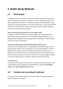 Health Study Methods Participants