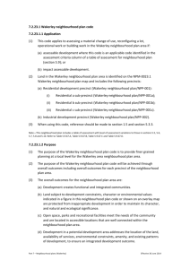 Wakerley neighbourhood plan