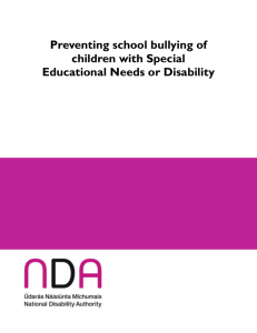 Preventing School Bullying