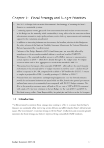 Budget Statement - NSW Treasury
