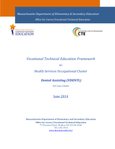 Dental Assisting Framework (VDENTL)