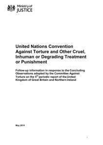 United Nations Convention Against Torture and Other Cruel