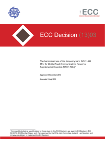 (ECC/dec/(13)03) - ECO Documentation Database