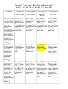 Quarter 3 Performance Task Rubric (Question #2) MAFS.4