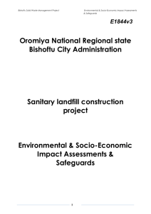 4. The Proposed Solid Waste Landfill Project