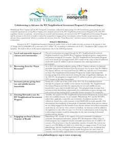 White Paper - West Virginia Nonprofit Association