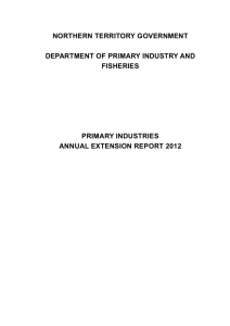 Annual Extension Report 2012