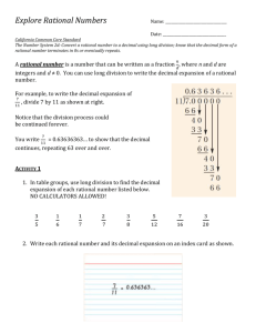 rational number