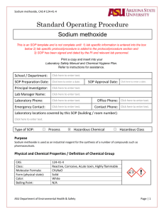 Sodium methoxide