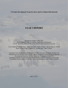 Year 2 Annual Report - Polar Satellite Meteorology at CIMSS