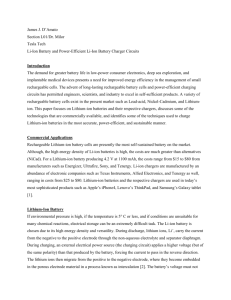 Lithium-Ion Battery Charger