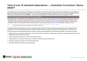 Years 9 and 10 standard elaborations