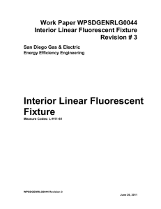 WPSDGENRLG0044 Rev3 Interior Linear Fluorescent Fixture