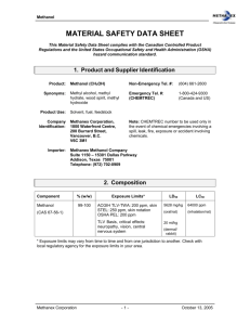 material safety data sheet - Elwood Technology