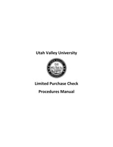 LPC Manual - Utah Valley University