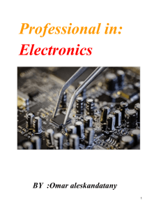 professional in electronics 1st edition