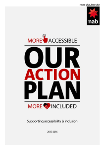 NAB accessibility action plan