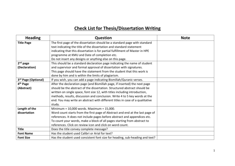 dissertation title checker