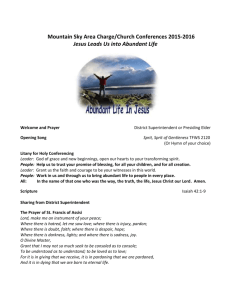 Agenda (DOC) - Rocky Mountain Conference