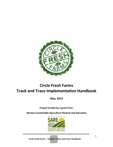 Track and Trace Grower Training Manual