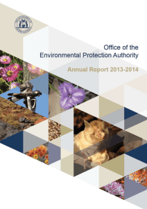 Office of the Environmental Protection Authority Annual Report 2013