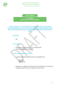 Draft Roadmap Civil Works II and Processes AC 10 December 2014