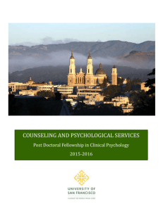 Counseling and Psychological Services - myUSF