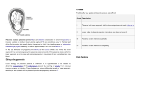 Placental Abnormalities and Chromosomal