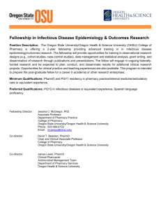 ID Epidemiology & Outcomes Research Fellow