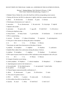 Bio Unit 3 Exam