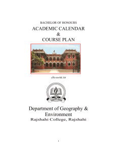 Department of Geography & Environment