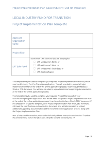 LIFT Project Implementation Plan Template (DOCX 86.37 KB)