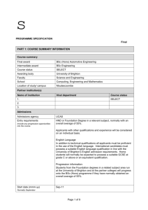 Course summary - Staffcentral