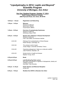 Day One, Evening Program: October 17, 2014