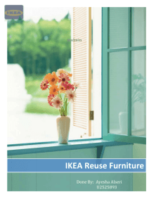IKEA Reuse Furniture