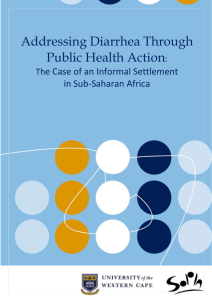 Addressing Diarrhea Through Public Health Action